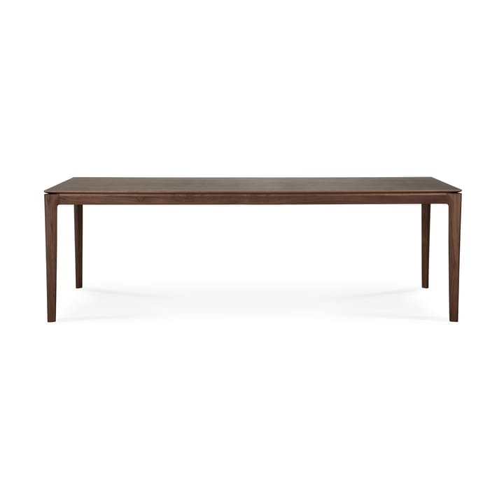 Bok ruokapöytä 240x100 cm, Lakattu tiikki Ethnicraft