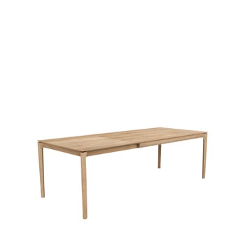 Bok ruokapöytä jatkolevyllä - Oak wax oil 90 x 160/240 cm - Ethnicraft