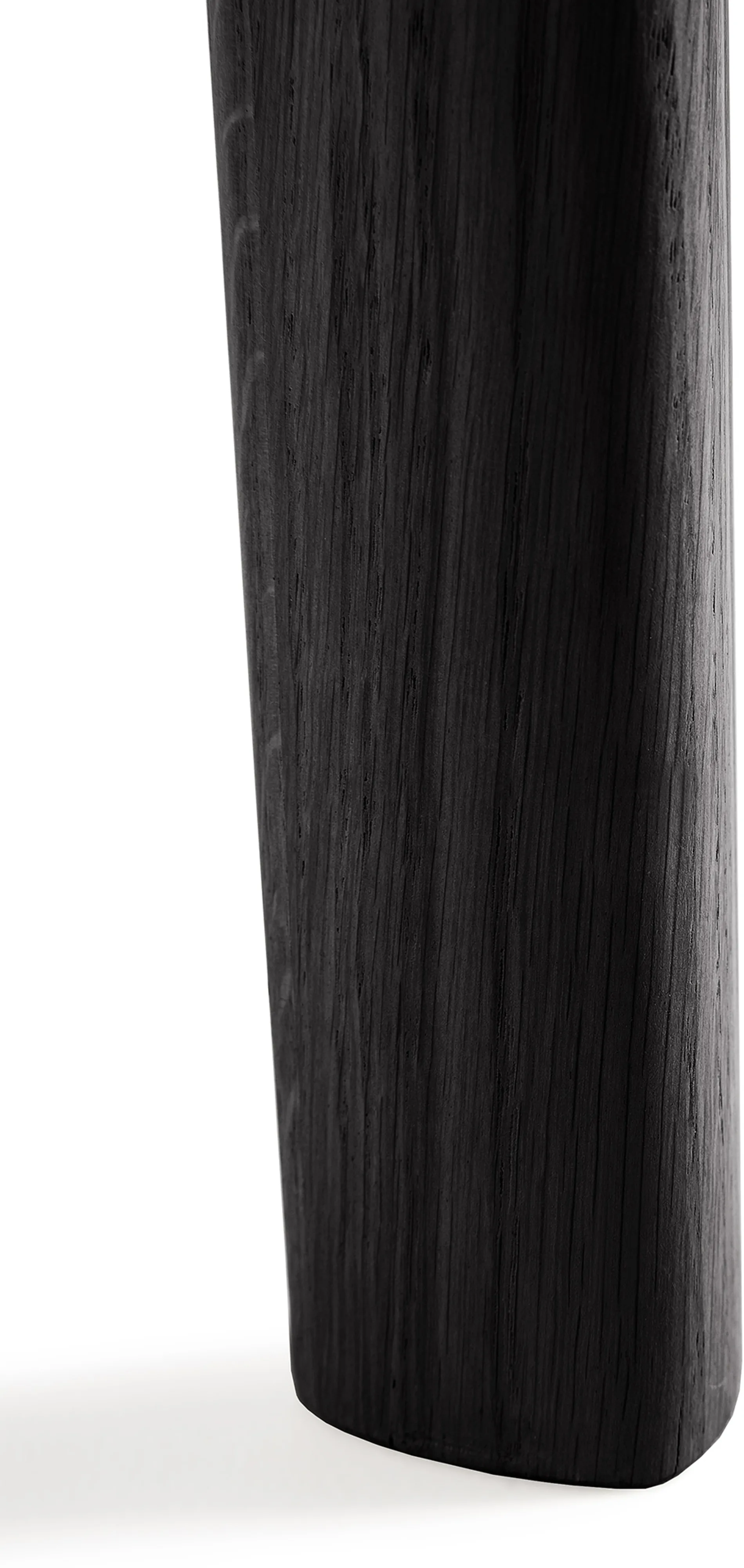 Bok ruokapöytä ovaali 129/179 x 100 x 76 cm, Mustaksi petsattu tammi  Ethnicraft