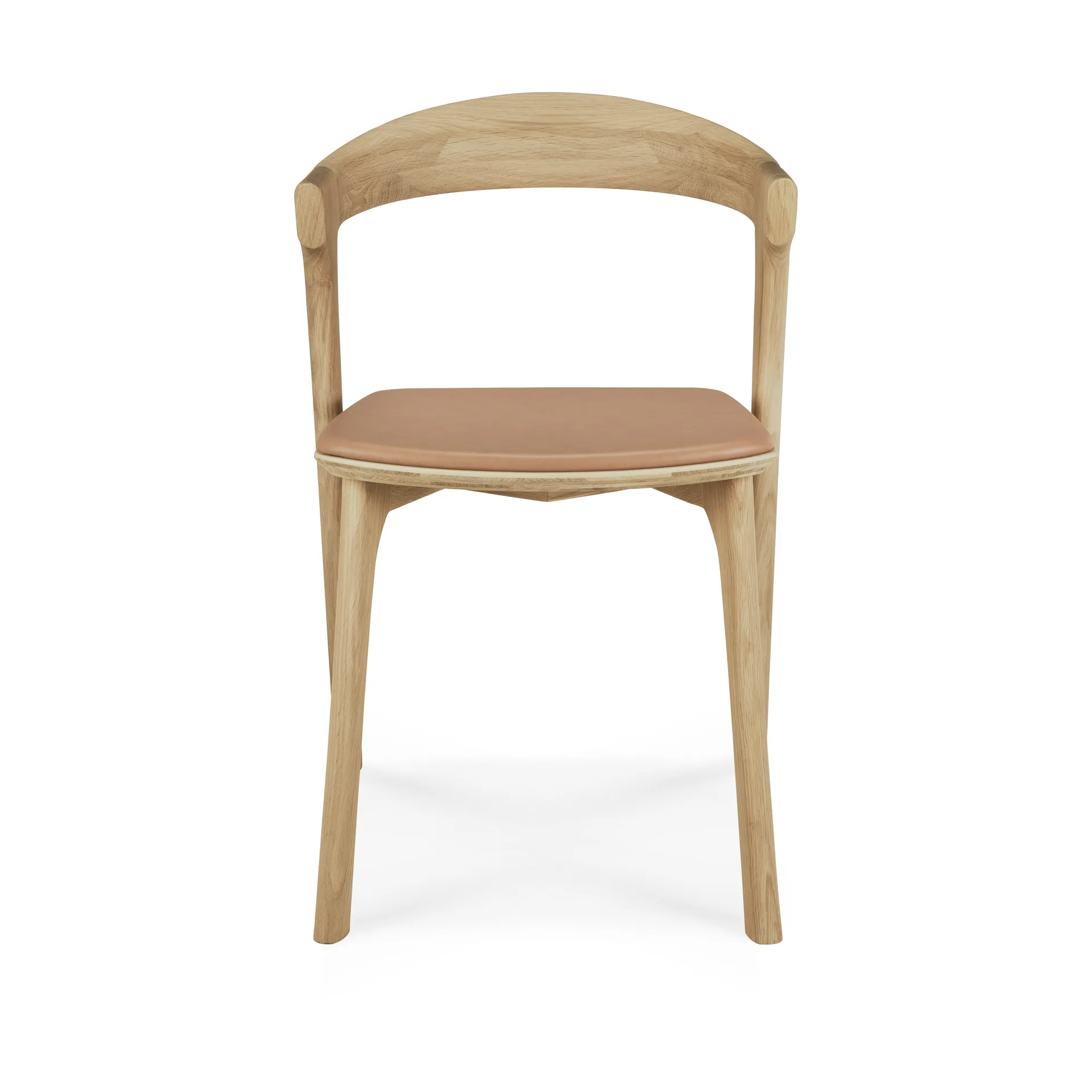 Bok tuoli, Lakattu tammi-nahka Sienna Ethnicraft