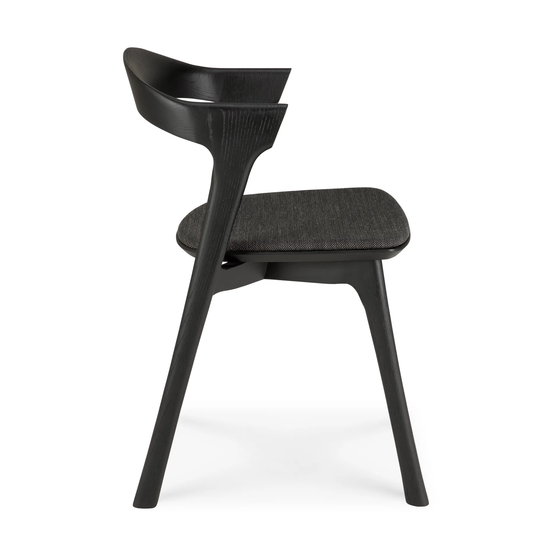 Bok tuoli, Ruskea tammi kangas soft black Ethnicraft