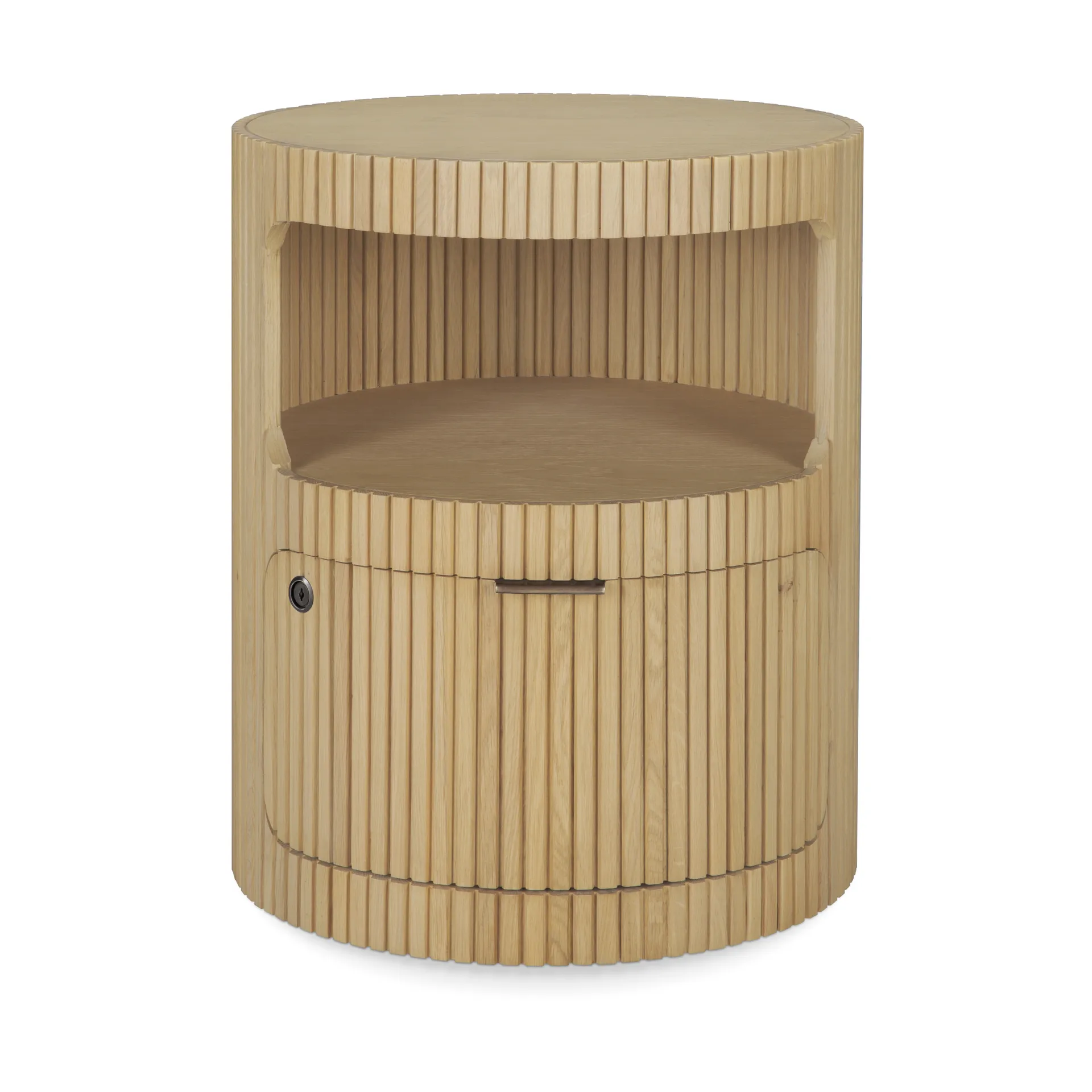 Boomerang kassakaappi avaimella lukittava, Tammi, Ø45 cm Ethnicraft