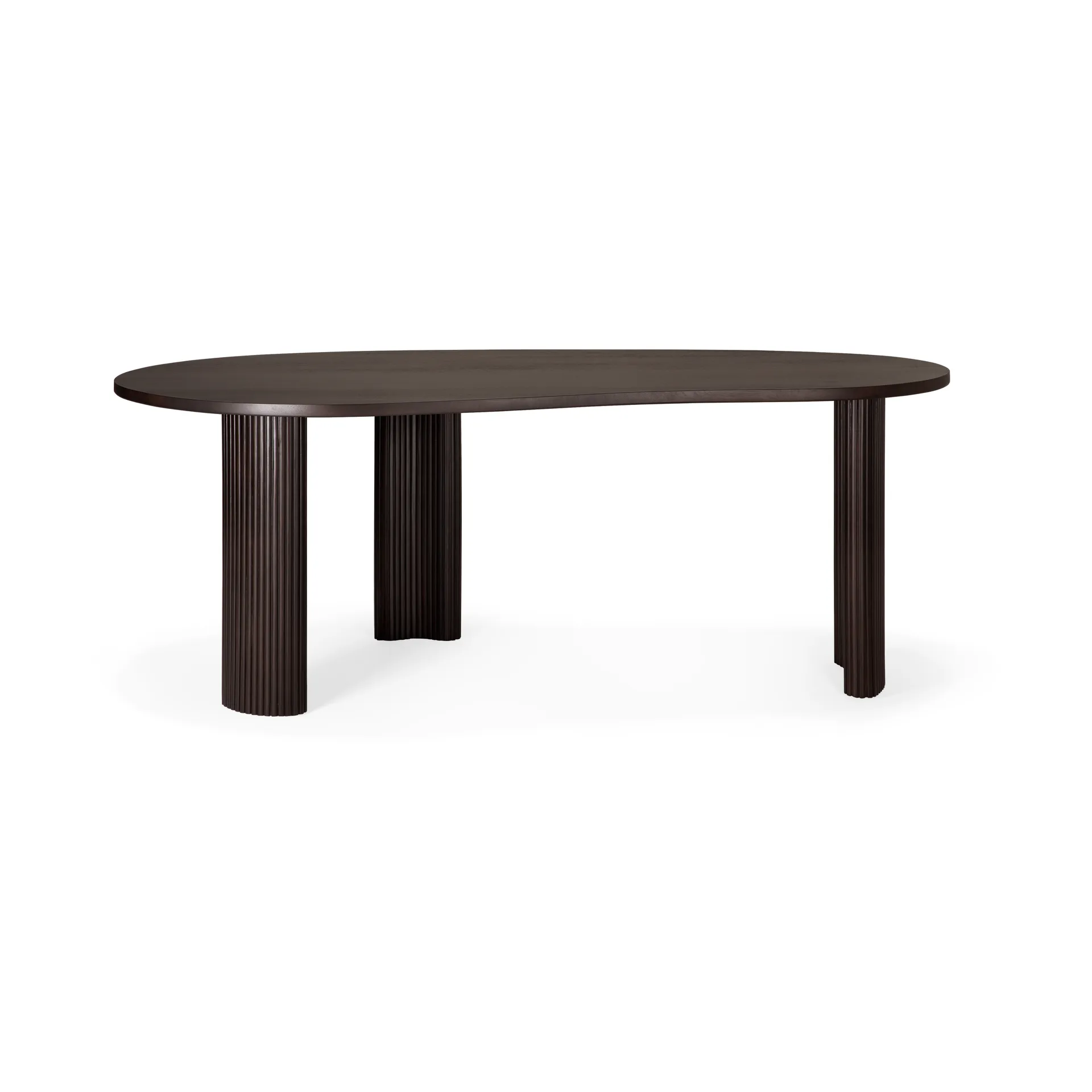 Boomerang kirjoituspöytä, Tummanruskea mahonki, 200×100×76 cm Ethnicraft