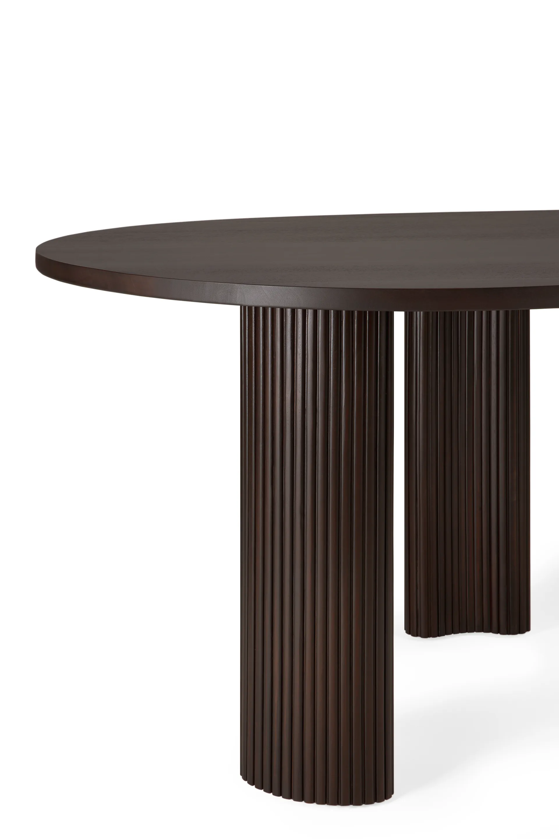 Boomerang kirjoituspöytä, Tummanruskea mahonki, 200×100×76 cm Ethnicraft