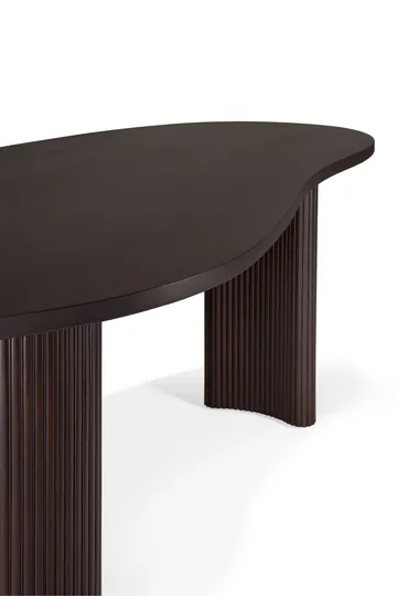 Boomerang kirjoituspöytä - Tummanruskea mahonki, 200×100×76 cm - Ethnicraft