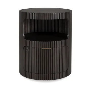 Boomerang laatikosto - Tummanruskea mahonki, Ø45 cm - Ethnicraft