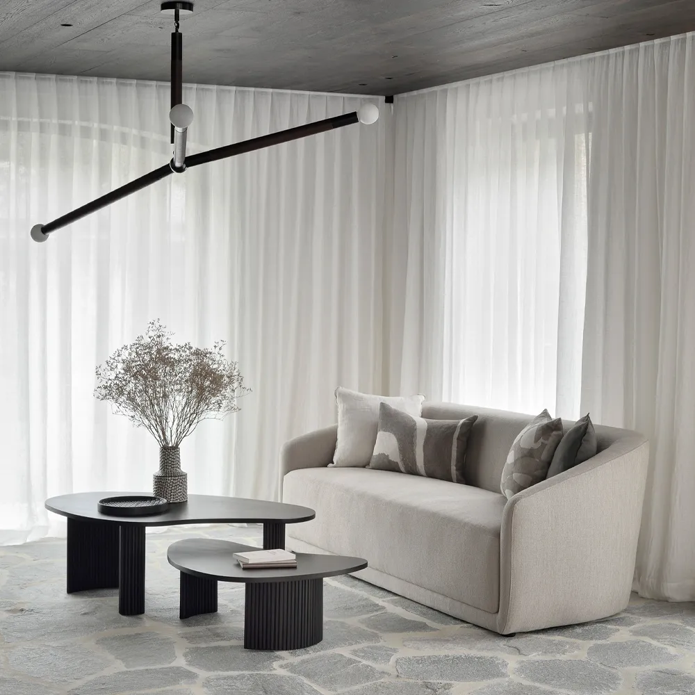 Boomerang -sohvapöytä, Mahogny dark brown 90x61x29 cm Ethnicraft