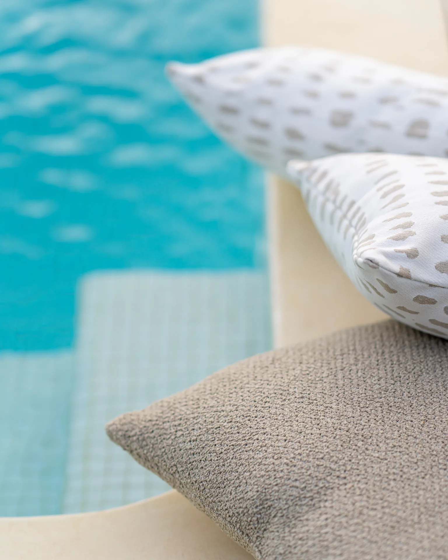 Boucle outdoor -tyyny 40 x 60 cm, Lumbar (beige) Ethnicraft