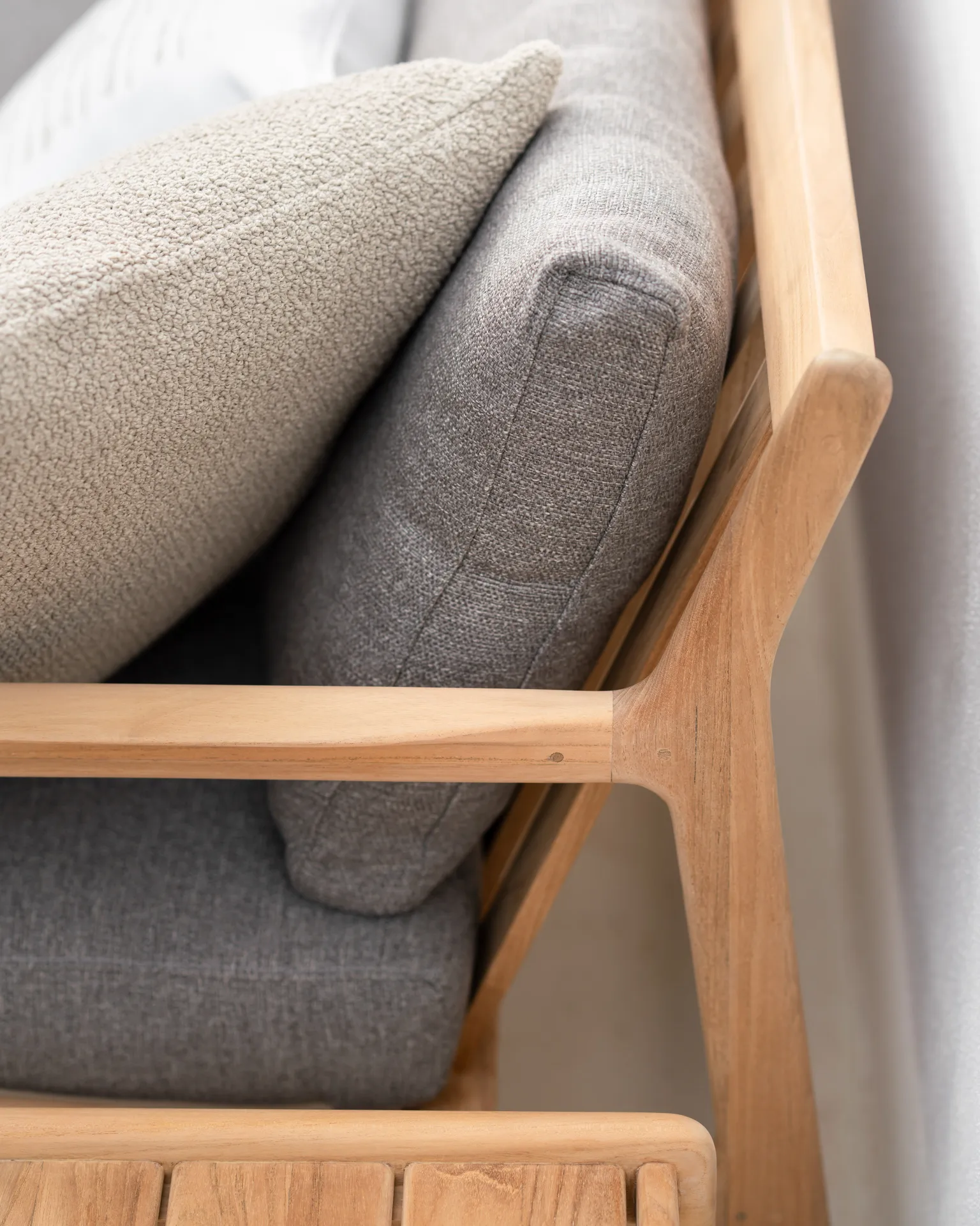 Boucle outdoor -tyyny 50 x 50 cm, Oat Ethnicraft