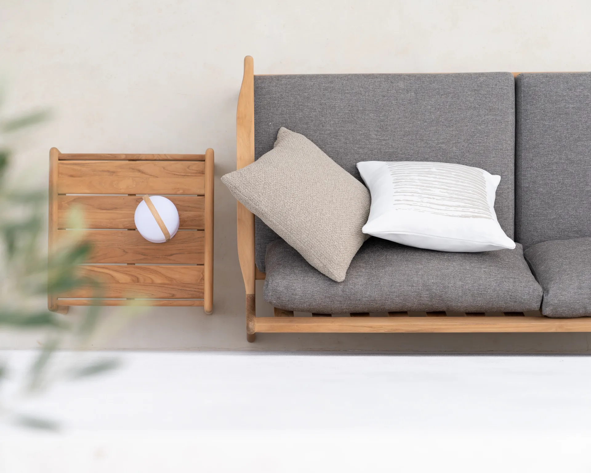 Boucle outdoor -tyyny 50 x 50 cm, Oat Ethnicraft