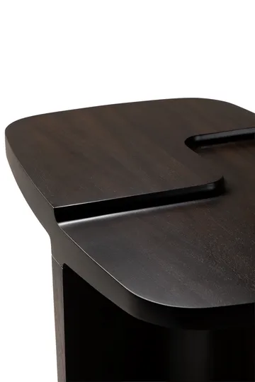 Brutalist sivupöytä - Rose brown mahonki, 60x40 cm - Ethnicraft