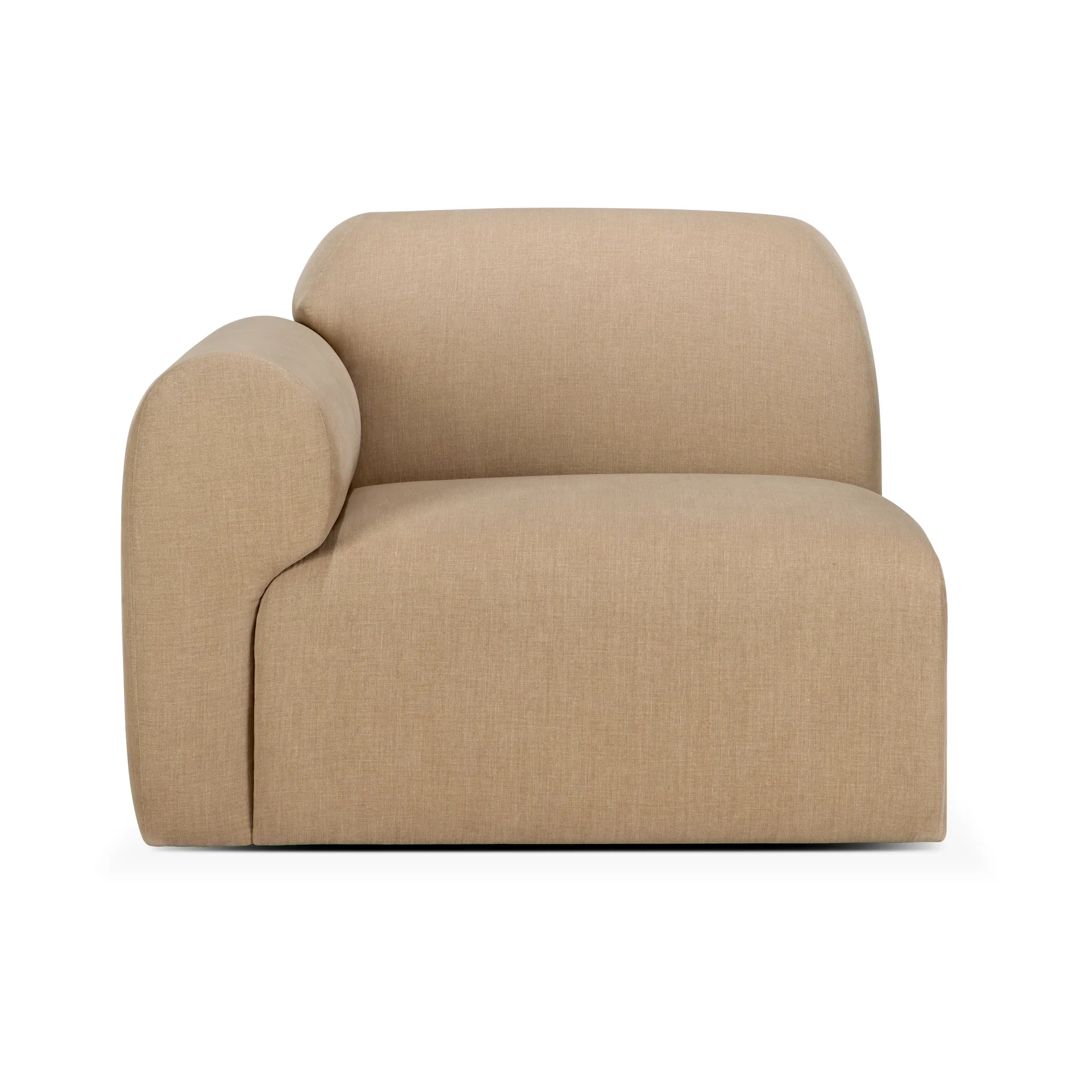 Bulky moduulisohva pääty käsinojalla oikea, Light sepia Ethnicraft