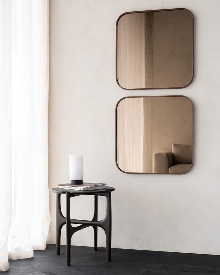 Camber seinäpeili 60x60 cm, Bronze-wooden frame Ethnicraft