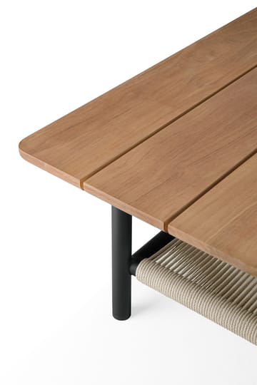 Corbey Outdoor sohvapöytä - 80 cm, teak-aluminium black - Ethnicraft