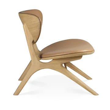 Eye lounge nojatuoli - Lakattu tammi-nahka Sienna - Ethnicraft