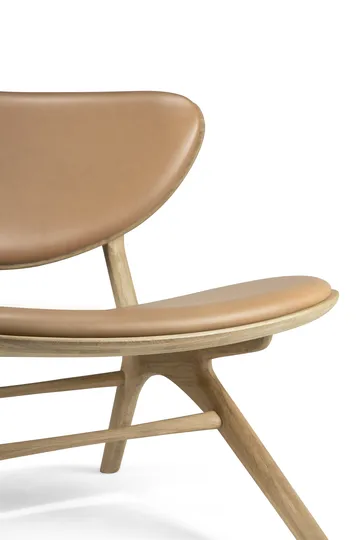 Eye lounge nojatuoli - Lakattu tammi-nahka Sienna - Ethnicraft