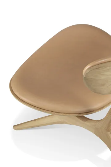 Eye lounge nojatuoli - Lakattu tammi-nahka Sienna - Ethnicraft