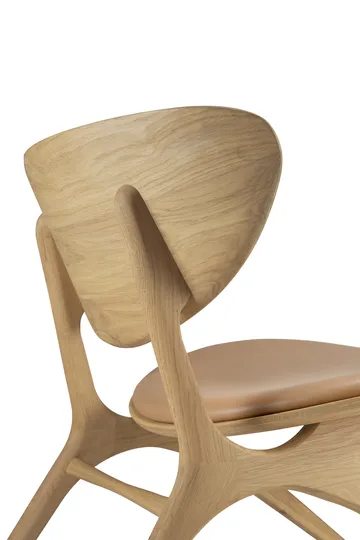 Eye lounge nojatuoli - Lakattu tammi-nahka Sienna - Ethnicraft