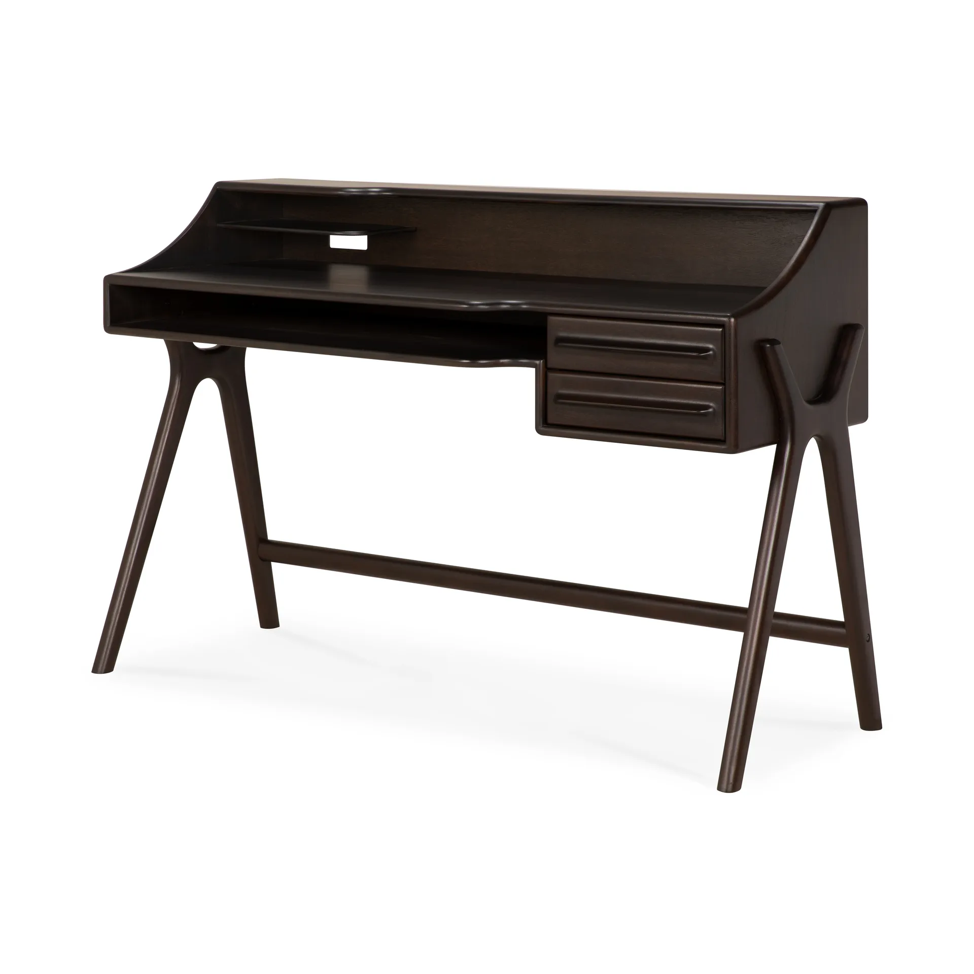 Flow kirjoituspöytä, Rose brown mahonki, 140×55 cm Ethnicraft