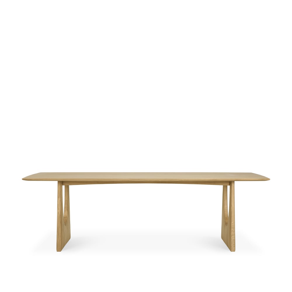 Ethnicraft Geometric ruokapöytä Oak 250 cm | Skandinaavinen Sisustus | Ruokapöydät | Beige