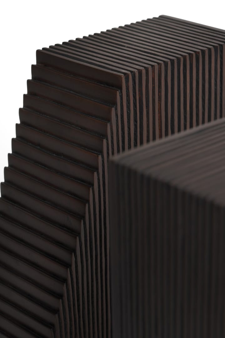 Grooves kirjatuki 2-pakkaus, Mahogany dark brown Ethnicraft