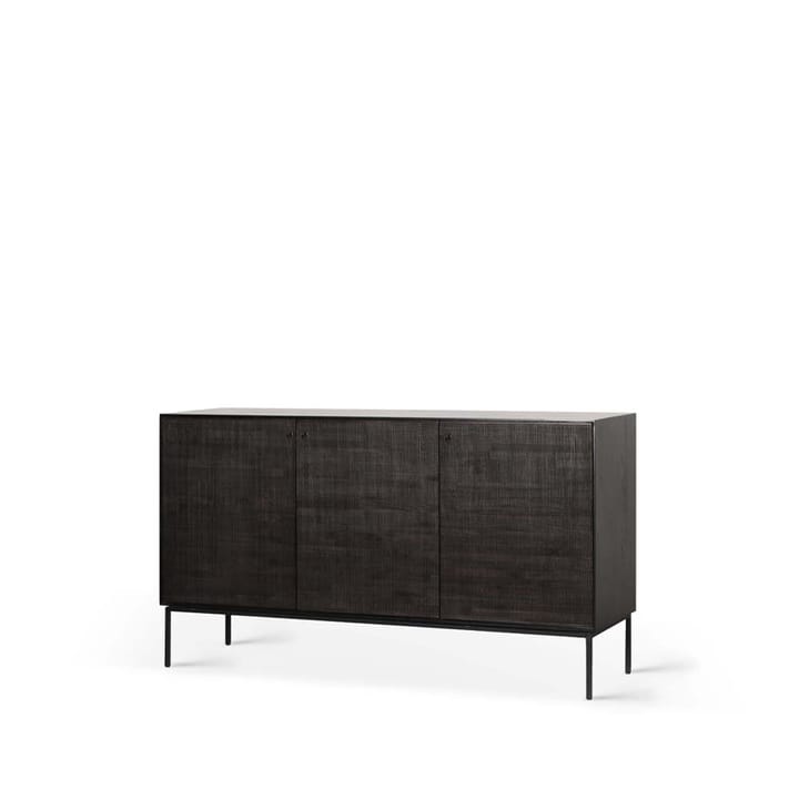 Grooves sideboard, Black 3 ovea Ethnicraft