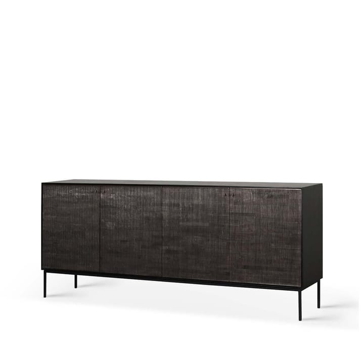 Grooves sideboard, Black 4 ovea Ethnicraft