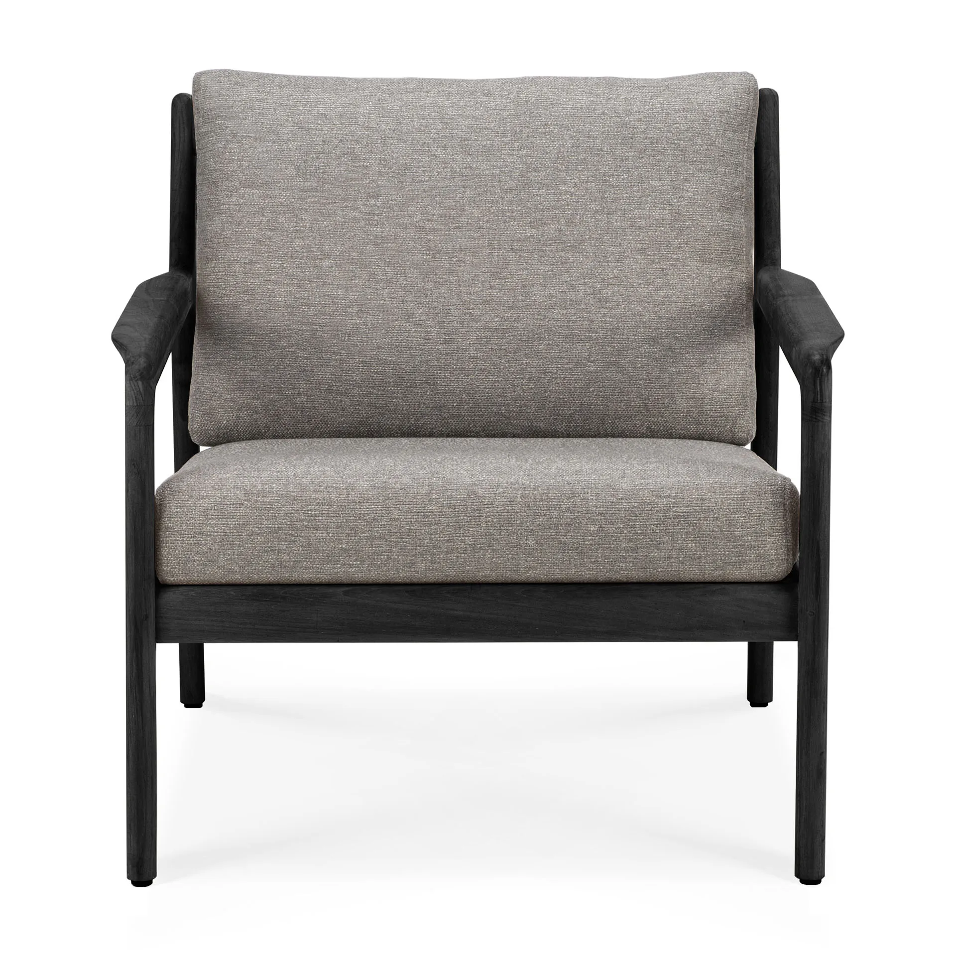 Jack outdoor lounge-nojatuoli mustaksi petsattu tiikki, Mocha Ethnicraft