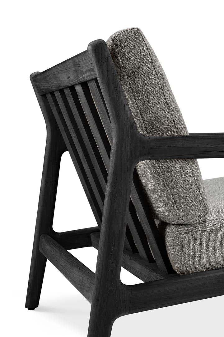Jack outdoor lounge-nojatuoli mustaksi petsattu tiikki, Mocha Ethnicraft