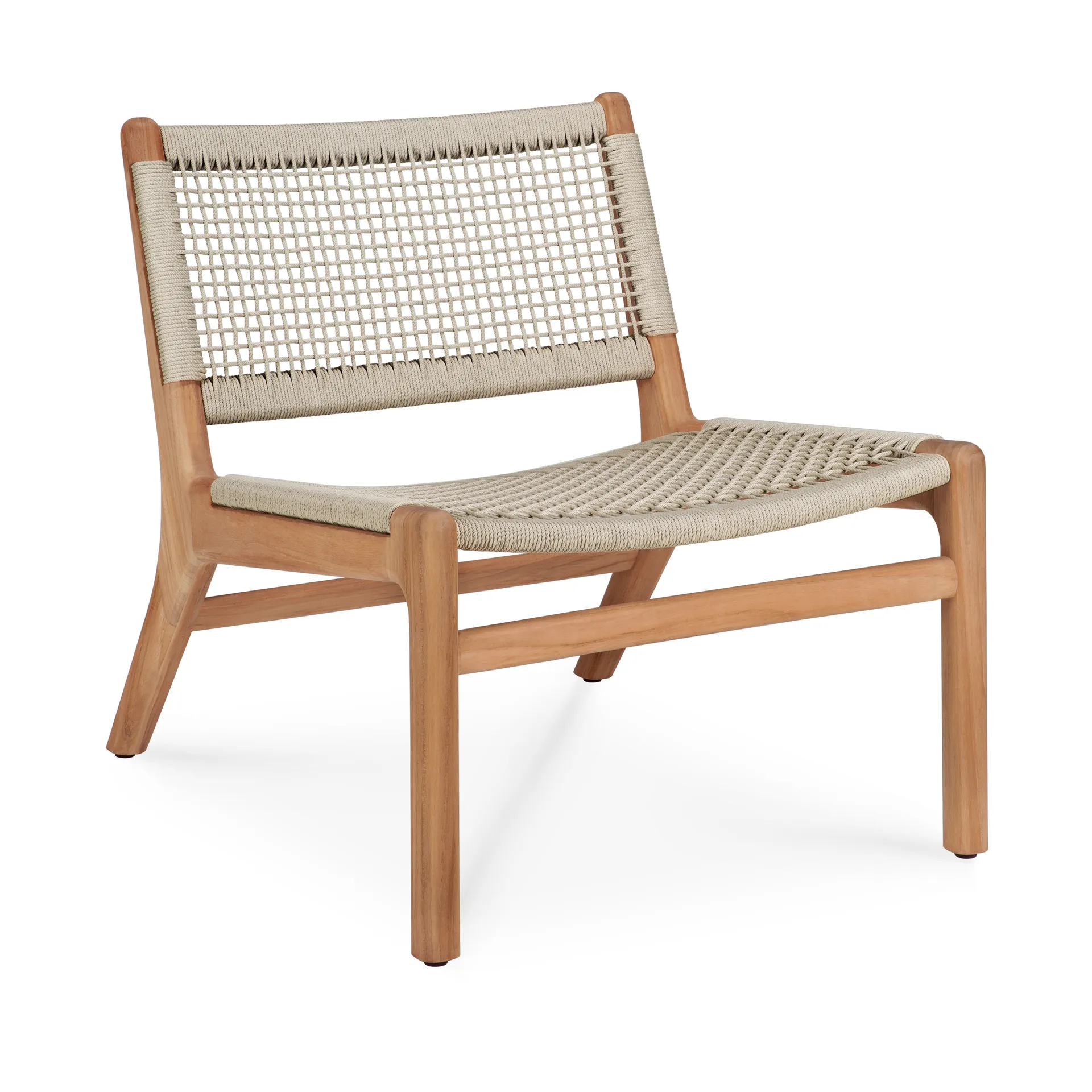Jack outdoor lounge-nojatuoli tiikki, Beige Ethnicraft