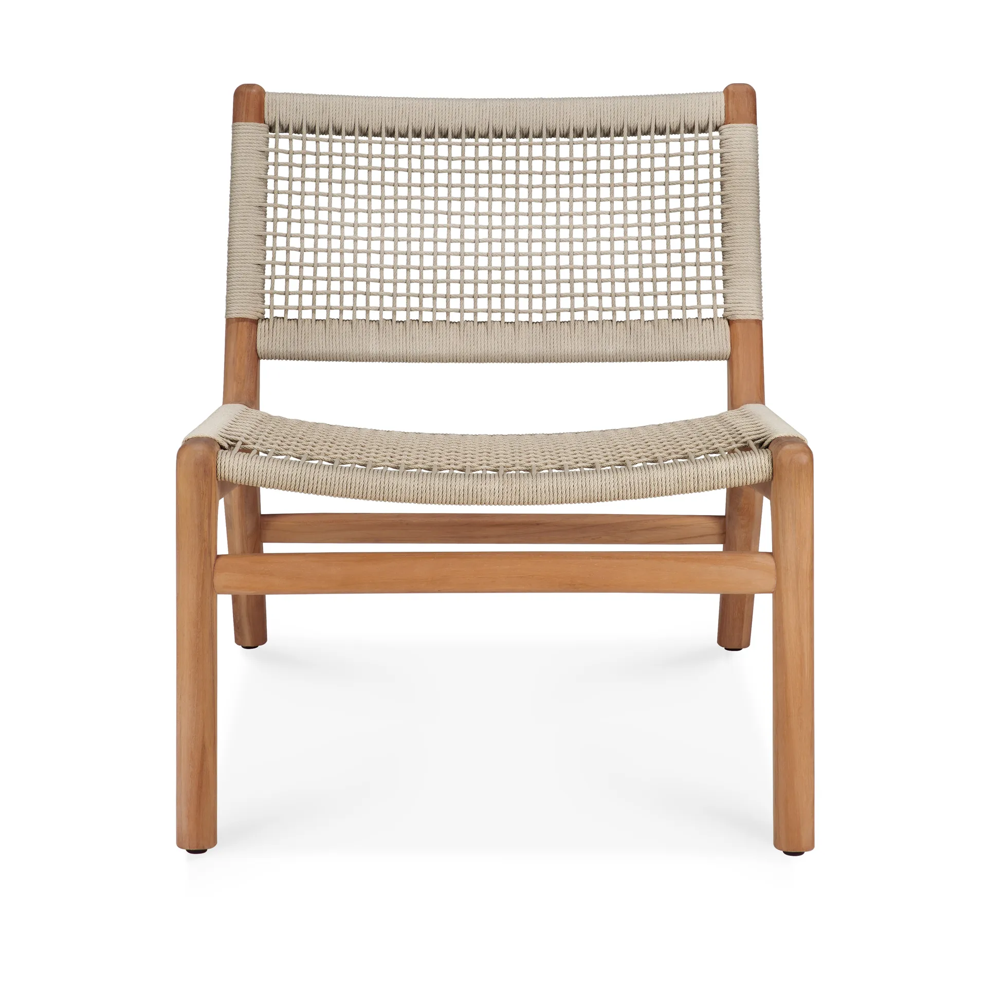 Jack outdoor lounge-nojatuoli tiikki, Beige Ethnicraft