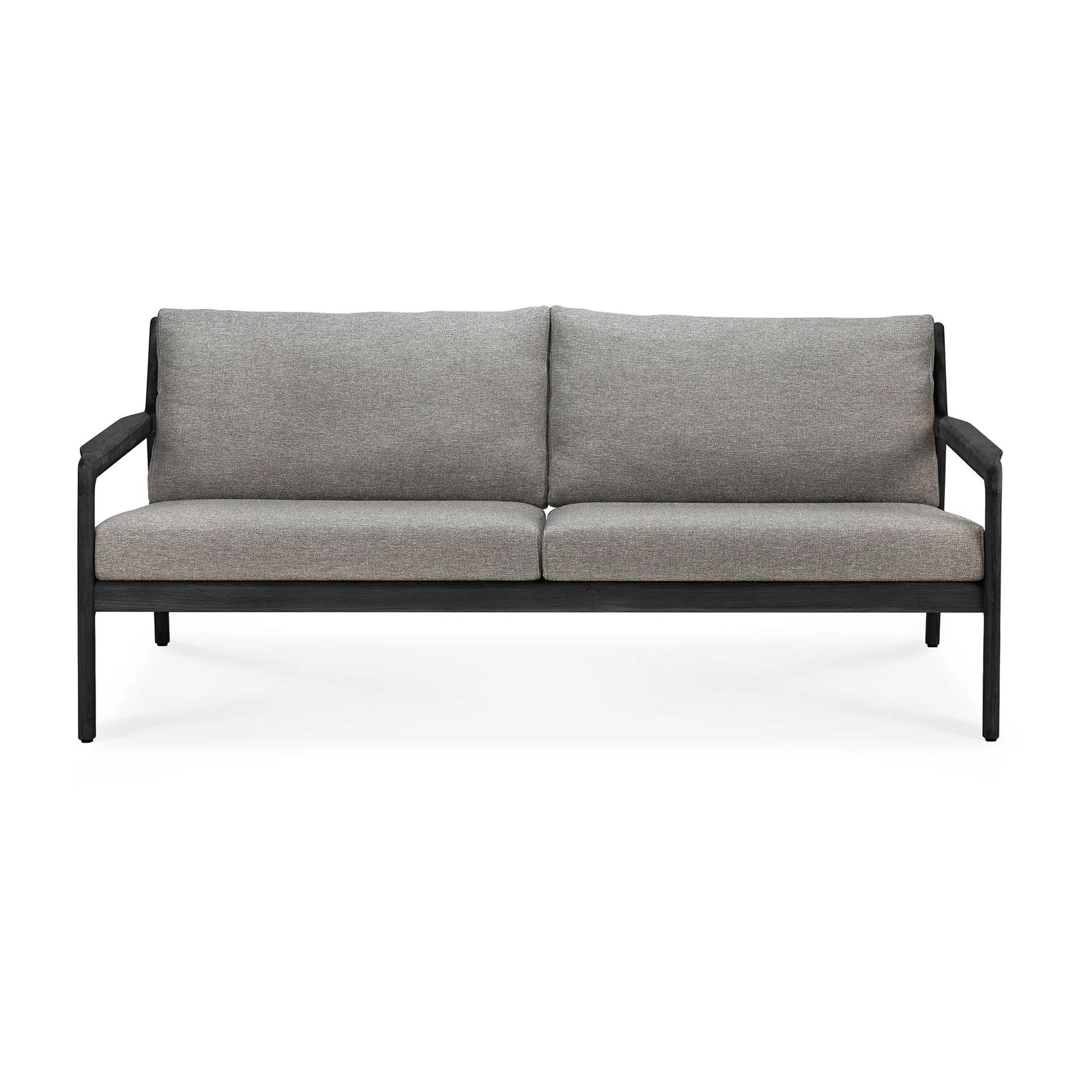 Jack outdoor -sohva 2-istuttava mustaksi petsattu tiikki, Mocha Ethnicraft