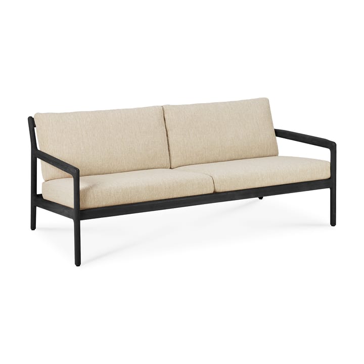 Jack outdoor -sohva 2-istuttava mustaksi petsattu tiikki - Natural - Ethnicraft