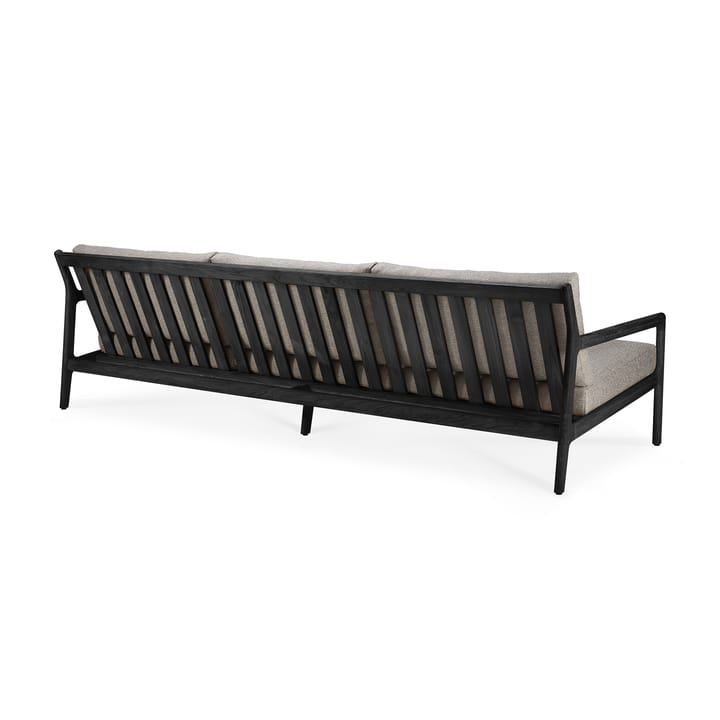 Jack outdoor -sohva 3-istuttava mustaksi petsattu tiikki, Mocha Ethnicraft