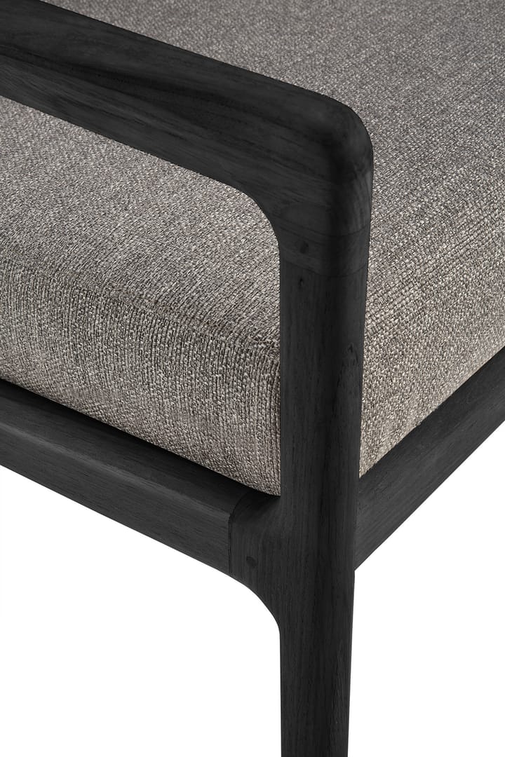 Jack outdoor -sohva 3-istuttava mustaksi petsattu tiikki, Mocha Ethnicraft