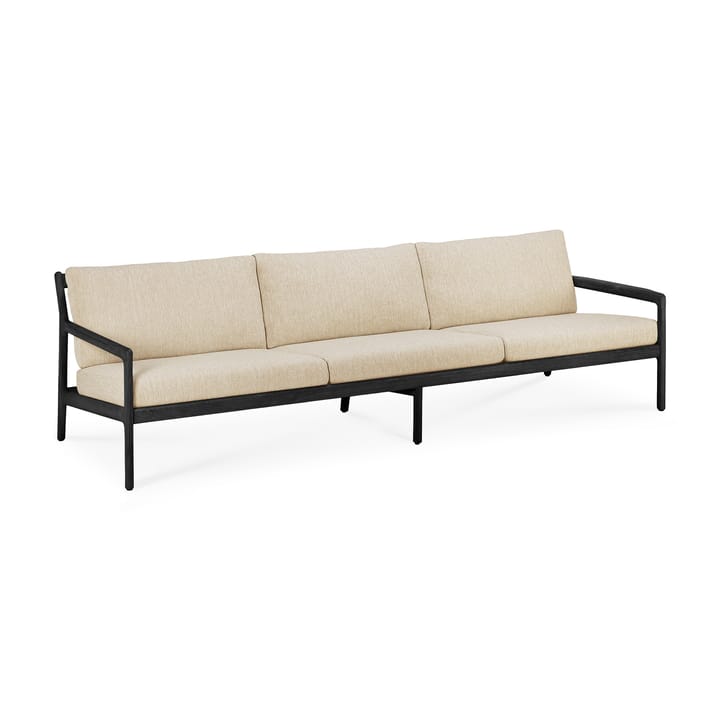 Jack outdoor -sohva 3-istuttava mustaksi petsattu tiikki, Natural Ethnicraft
