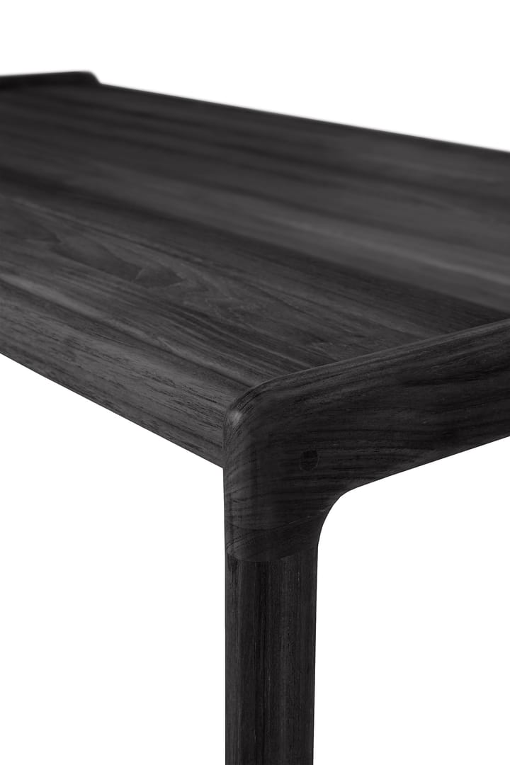 Jack outdoor -sohvapöytä mustaksi petsattu tiikki, 120 x 65 cm Ethnicraft