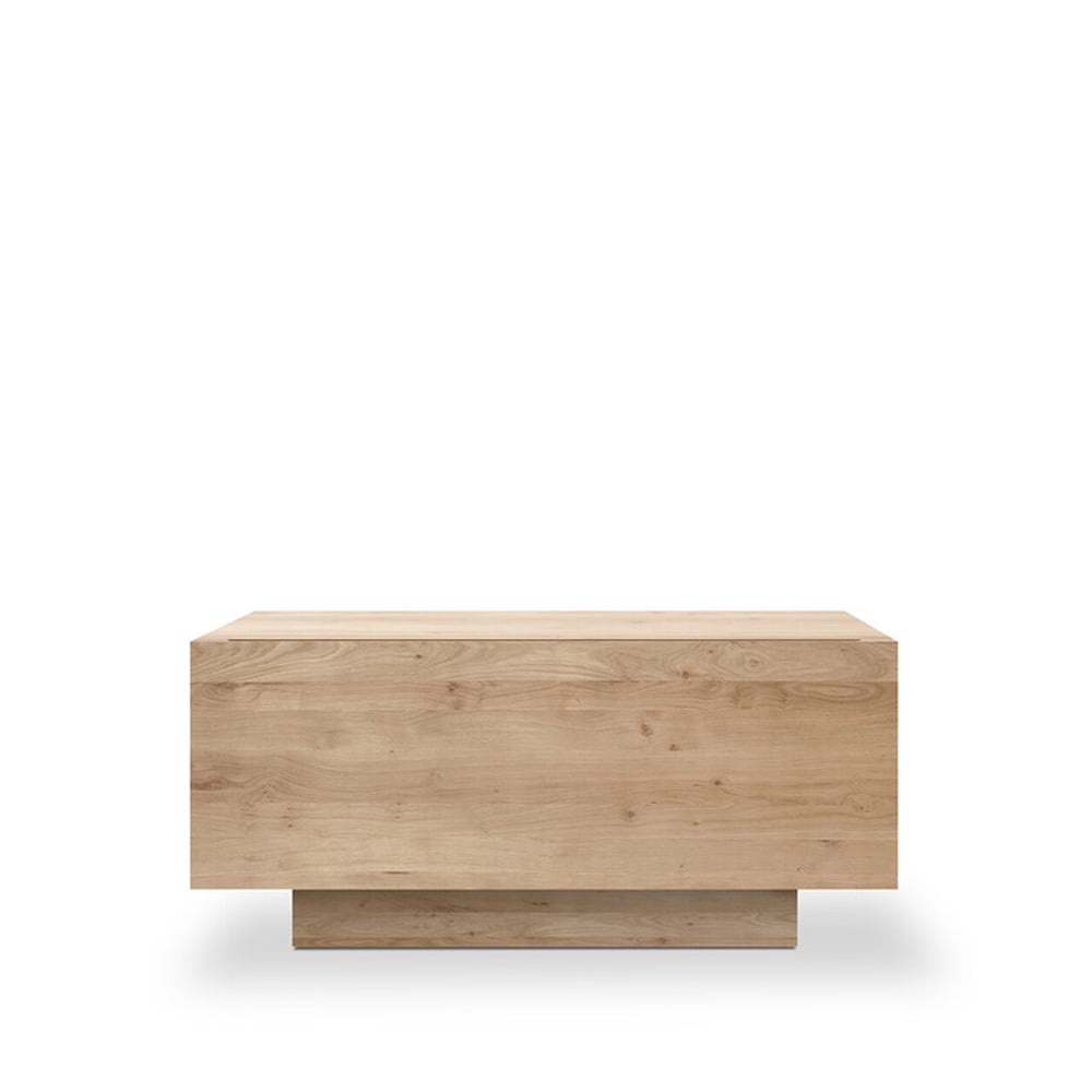 Ethnicraft Madra yöpöytä Oak wax oil 60 x 43 cm | Skandinaavinen Sisustus | Yöpöydät | Beige