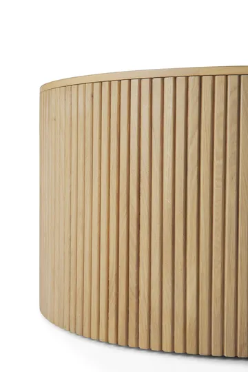 Mahogany Roller Max -sohvapöytä - Tammi, Ø60 cm - Ethnicraft