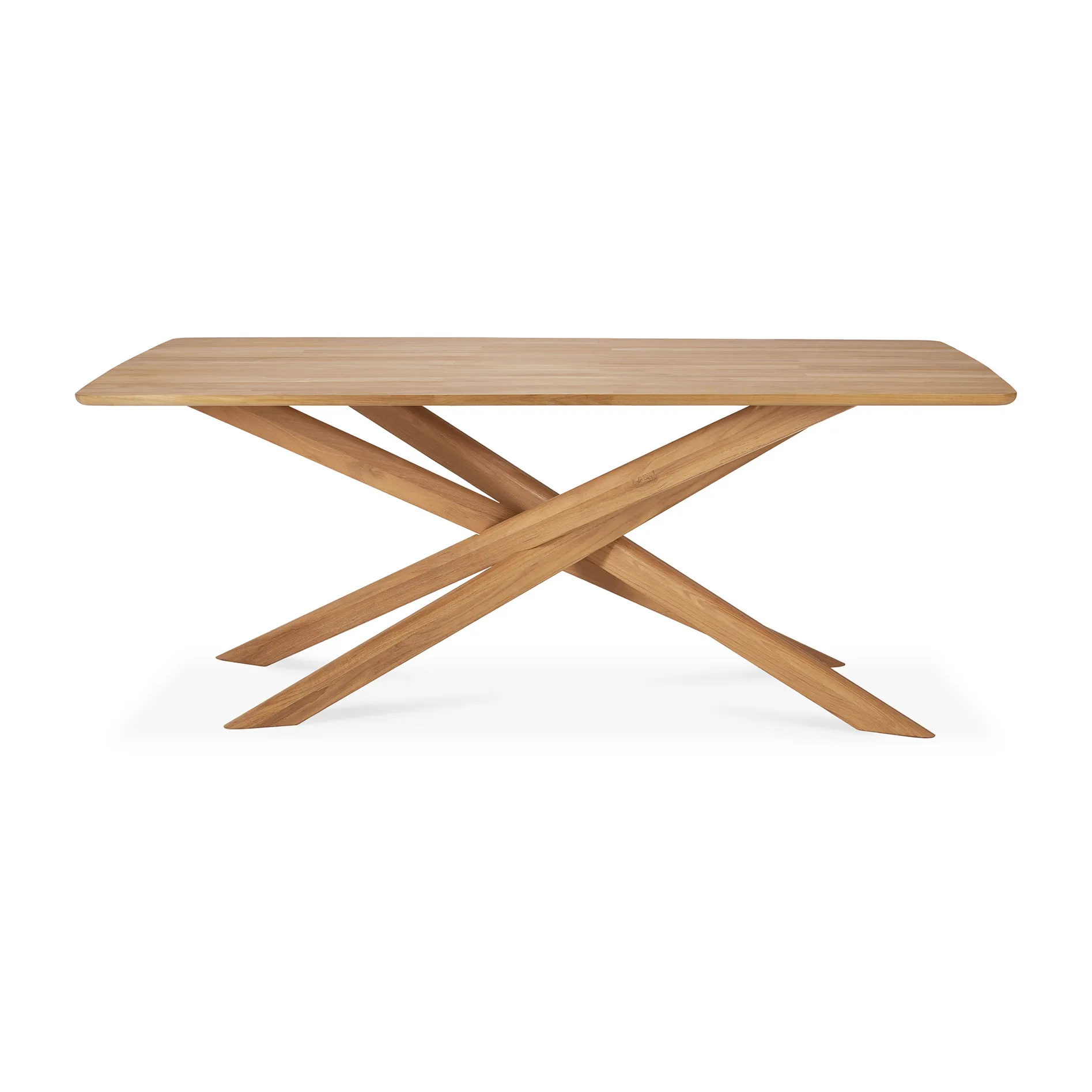 Mikado outdoor -ruokapöytä tiikki, 203 x 104 cm Ethnicraft