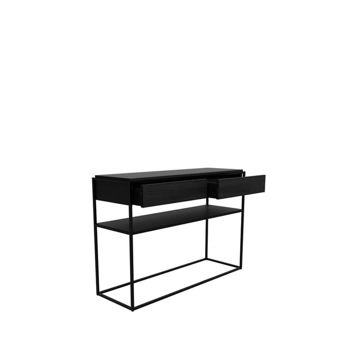 Monolit konsolipöytä 122 x 40 cm, Oak black-Black Ethnicraft