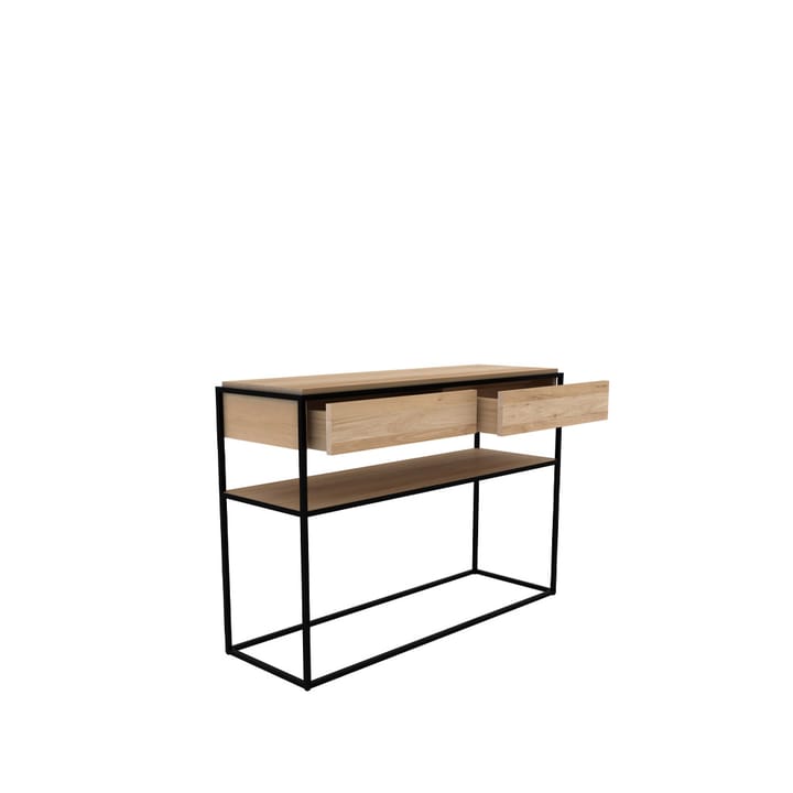 Monolit konsolipöytä 122 x 40 cm, Oak-Black Ethnicraft