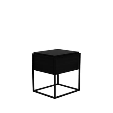 Monolit yöpöytä - Musta tammi 1 laatikko-Musta metalli - Ethnicraft