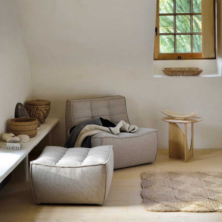 N701 jalkarahi 70x70 cm, Beige Ethnicraft