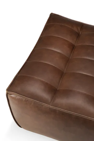 N701 jalkarahi 70x70 cm - Nahka Chestnut - Ethnicraft