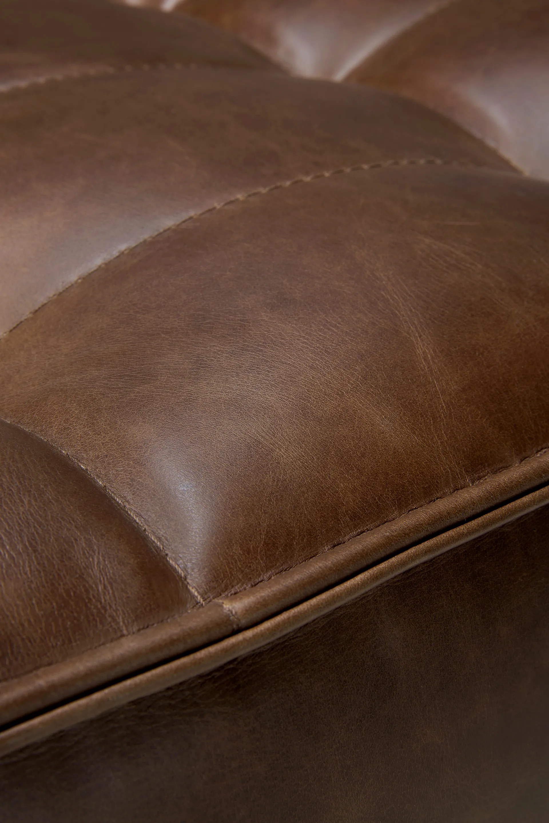 N701 kulmamoduuli pyöristetty 45°, Nahka Chestnut Ethnicraft