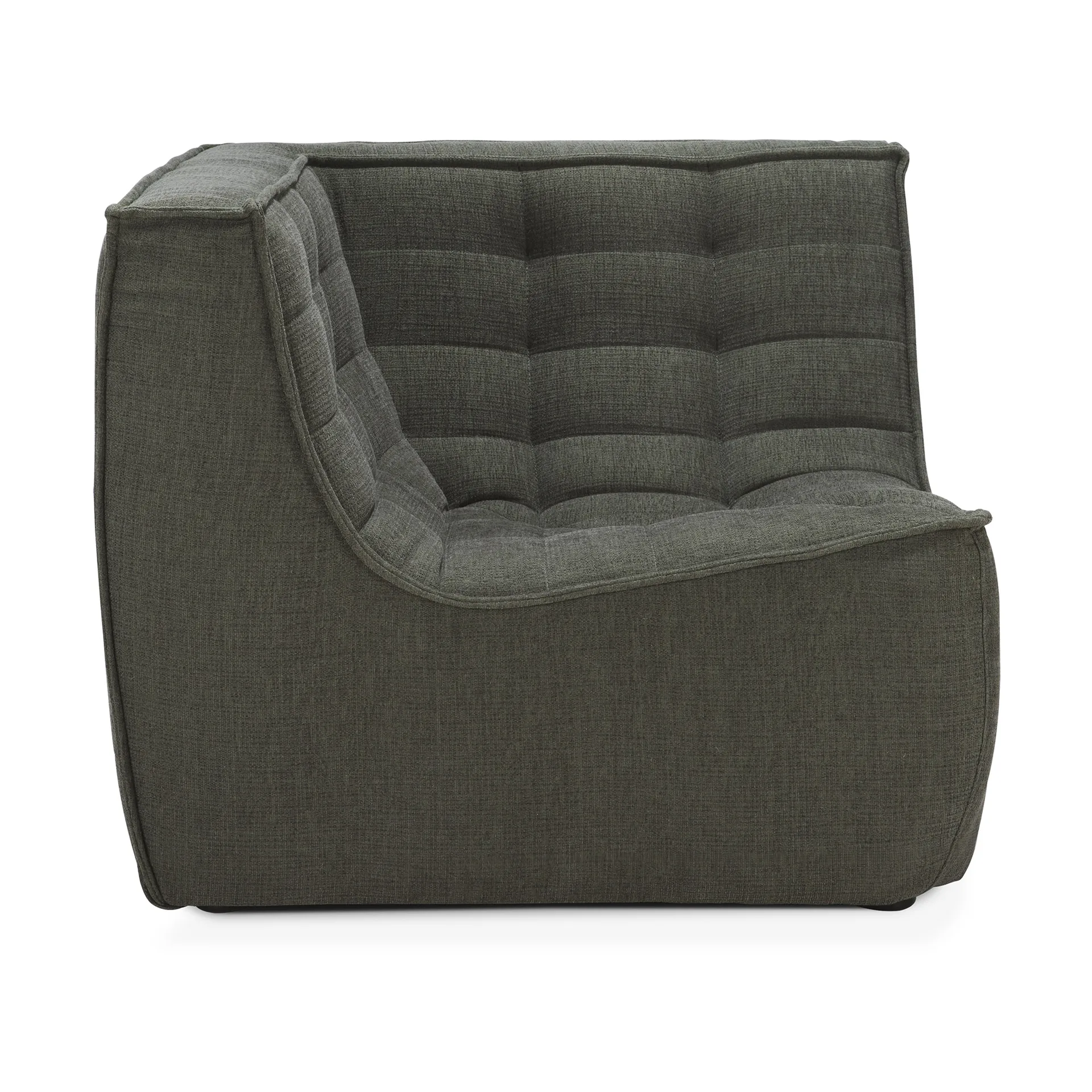 N701 kulmamoduuli suora, Moss Eco fabric Ethnicraft