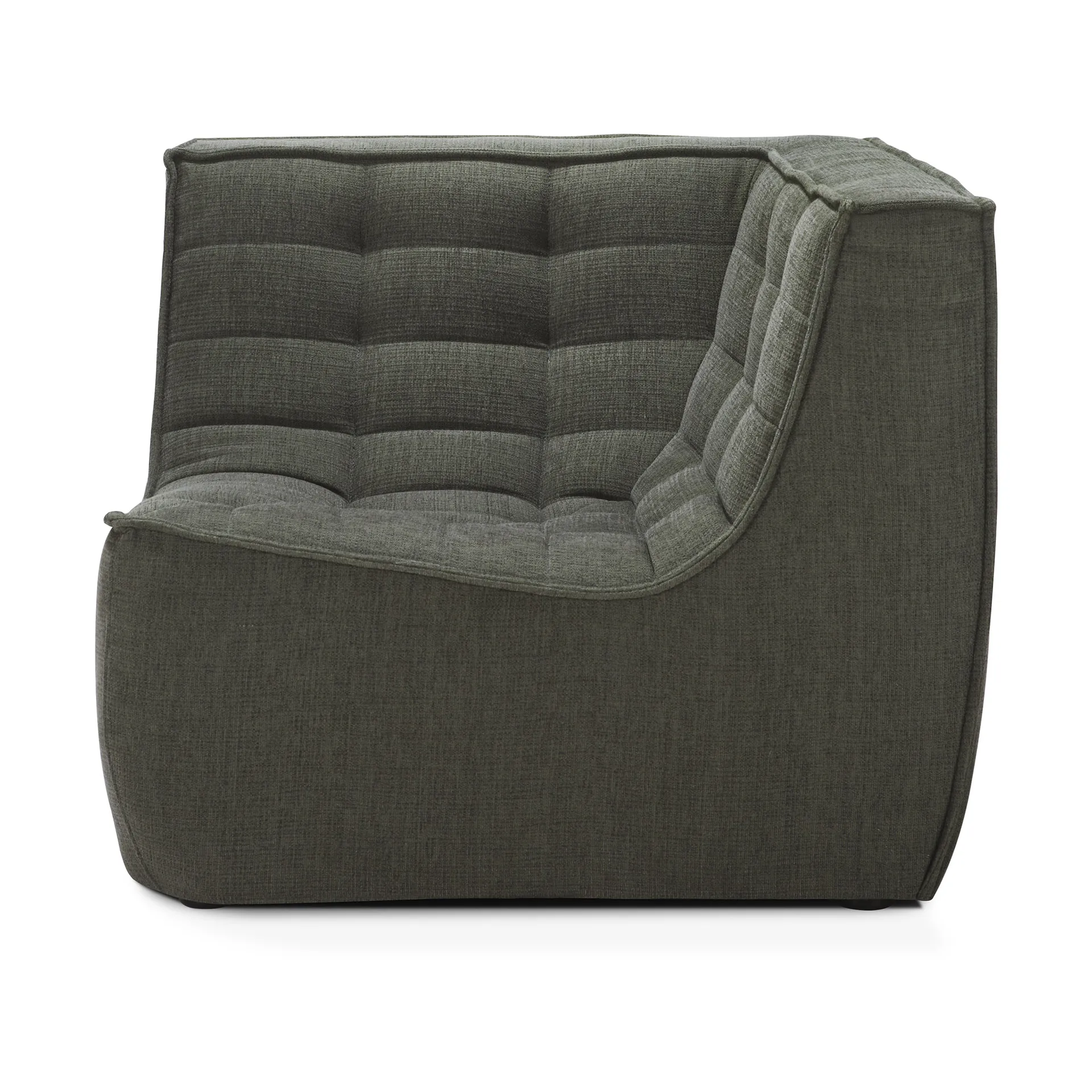 N701 kulmamoduuli suora, Moss Eco fabric Ethnicraft