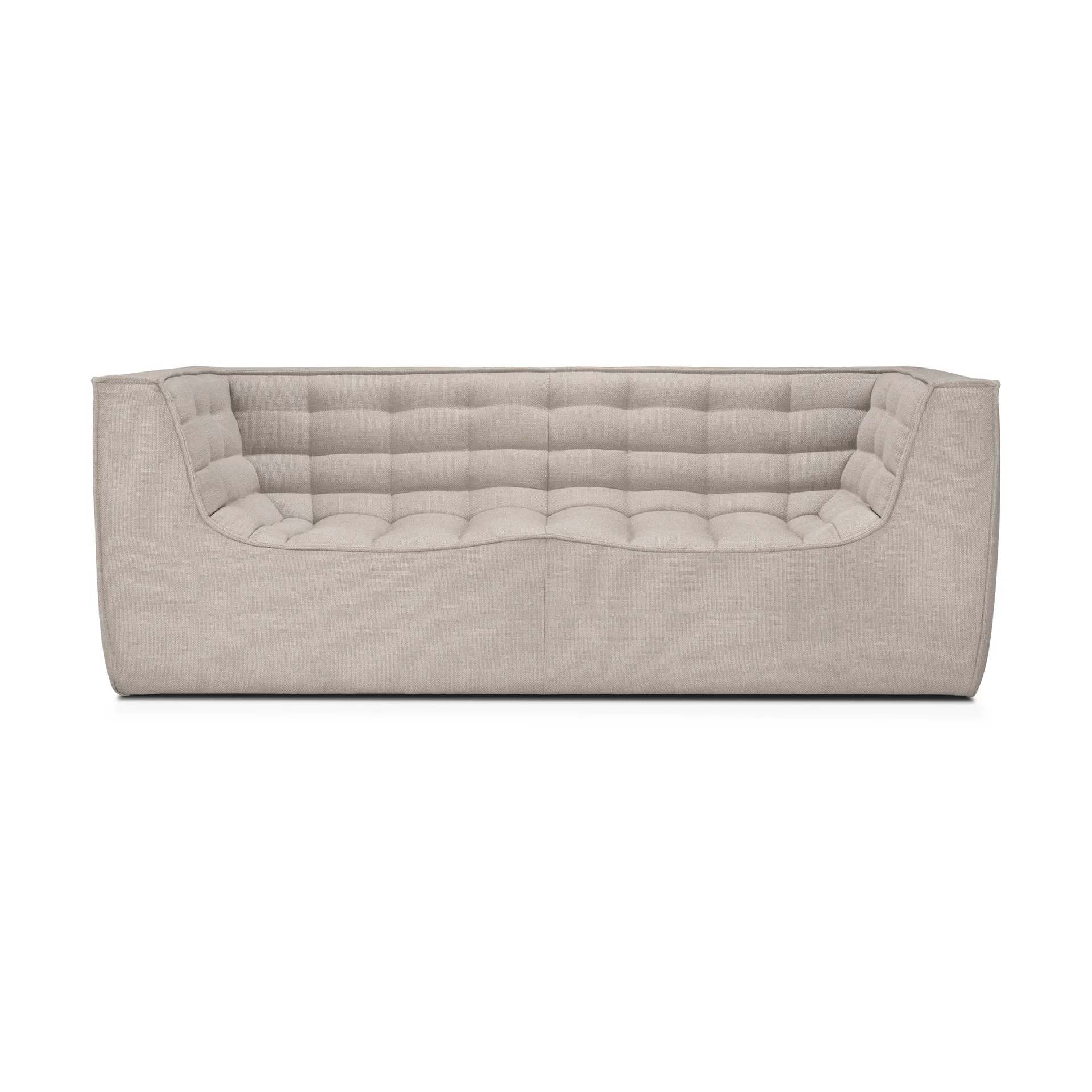 Ethnicraft N701 sohva 2-istuttava Beige, käsinojilla | Alk. 2 556,79 €