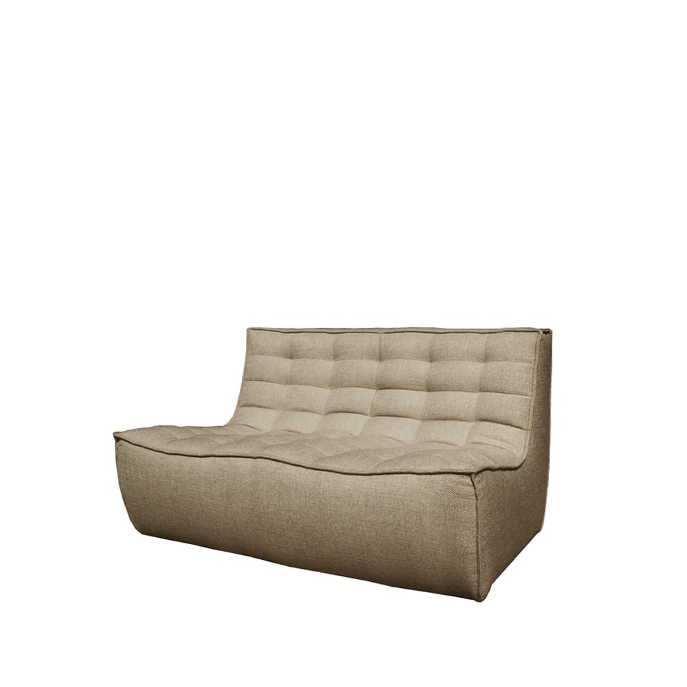 Ethnicraft N701 sohva 2-istuttava Kangas beige | Skandinaavinen Sisustus | Sohvat | Beige